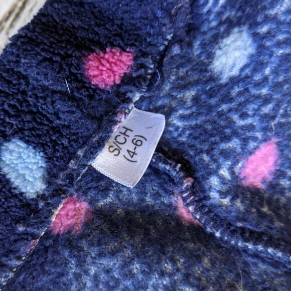 Fleece Polkadot Pajama Pants sz Small - Picture 2 of 4